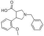1-BENZYL-4-(2-METHOXY-PHENYL)-PYRROLIDINE-3-CARBOXYLIC ACID CAS#: 939757-63-8