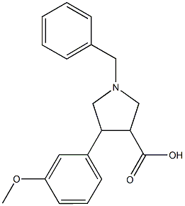 1-BENZYL-4-(3-METHOXY-PHENYL)-PYRROLIDINE-3-CARBOXYLIC ACID CAS#: 939757-61-6