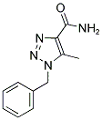 1-BENZYL-5-METHYL-1H-1,2,3-TRIAZOLE-4-CARBOXAMIDE CAS#: 924862-21-5