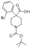 1-BOC-4-(2-BROMOPHENYL)-4-PIPERIDINEDICARBOXYLIC ACID CAS#: 920023-52-5