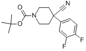 1-BOC-4-CYANO-4-(3,4-DIFLUOROPHENYL)-PIPERIDINE CAS#: 906369-56-0
