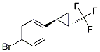 (+/-)-1-Bromo-4-(trans-2-(trifluoromethyl)cyclopropyl)benzene CAS#: 900779-70-6