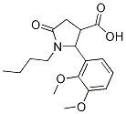 1-Butyl-2-(2,3-dimethoxyphenyl)-5-oxopyrrolidine-3-carboxylic acid CAS#: 951949-97-6