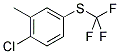1-CHLORO-2-METHYL-4-TRIFLUOROMETHYLSULFANYL-BENZENE CAS#: 933673-23-5