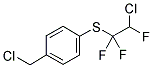 1-CHLOROMETHYL-4-(2-CHLORO-1,1,2-TRIFLUORO-ETHYLSULFANYL)-BENZENE CAS#: 933674-76-1
