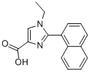 1-ETHYL-2-NAPHTHALEN-1-YL-1H-IMIDAZOLE-4-CARBOXYLIC ACID CAS#: 906477-11-0