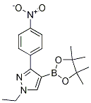 1-Ethyl-3-(4-nitrophenyl)-4-(4,4,5,5-tetramethyl-1,3,2-dioxaborolan-2-yl)-1H-pyrazole CAS#: 942920-11-8