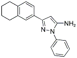 1-PHENYL-3-(5,6,7,8-TETRAHYDRONAPHTHALEN-2-YL)-1H-PYRAZOL-5-AMINE CAS#: 956505-57-0