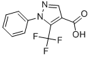 1-PHENYL-5-(TRIFLUOROMETHYL)-1H-PYRAZOLE-4-CARBOXYLIC ACID CAS#: 98534-81-7