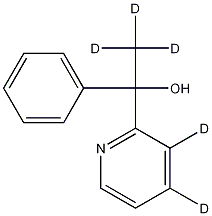 1-Phenyl-1-(2-pyridyl)ethanol-d5 CAS#: 99430-79-2