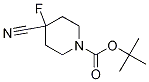 1-Piperidinecarboxylic acid, 4-cyano-4-fluoro-, 1,1-dimethylethyl ester CAS#: 918431-93-3