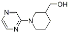(1-Pyrazin-2-yl-piperidin-3-yl)-Methanol, 98+% C10H15N3O, Molecular Weight 193.25 CAS#: 939986-03-5