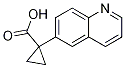 1-(Quinolin-6-yl)cyclopropanecarboxylicacid CAS#: 936728-00-6