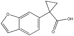 1-(benzofuran-6-yl)cyclopropanecarboxylic acid CAS#: 945244-38-2