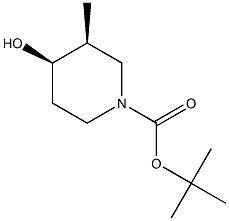 1-piperidinecarboxylic acid, 4-hydroxy-3-methyl-, 1,1-dimethylethyl ester, (3r,4s)-rel- CAS#: 955028-93-0