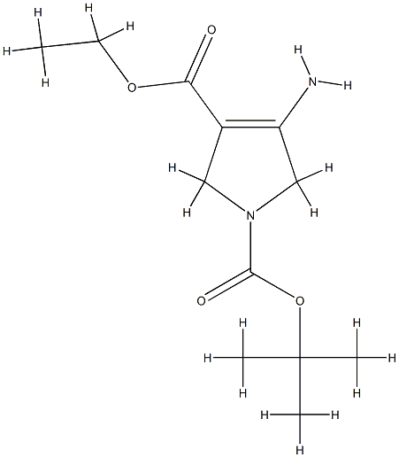 1-tert-butyl 3-ethyl 4-amino-1H-pyrrole-1,3(2H,5H)-dicarboxylate CAS#: 951626-01-0