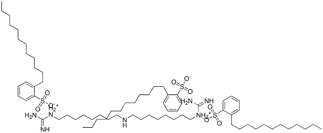 1,1'-Iminodi(octamethylene)diguanidinium tris(dodecylbenzenesulfonate) CAS#: 99257-43-9