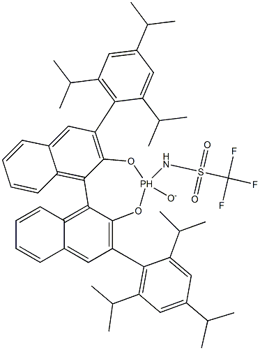 1,1,1-trifluoro-N-[(11bS)-4-oxido-2,6-bis[2,4,6-tris(1-methylethyl)phenyl]dinaphtho[2,1-d:1',2'-f][1,3,2]dioxaphosphepin-4-yl]-Methanesulfonamide CAS#: 908338-43-2