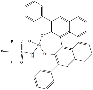 1,1,1-trifluoro-N-[(11bS)-4-oxido-2,6-diphenyldinaphtho[2,1-d:1',2'-f][1,3,2]dioxaphosphepin-4-yl]Methanesulfonamide CAS#: 908338-42-1