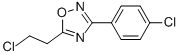 1,2,4-OXADIAZOLE, 5-(2-CHLOROETHYL)-3-(4-CHLOROPHENYL)- CAS#: 933862-05-6