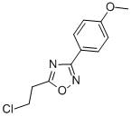 1,2,4-OXADIAZOLE, 5-(2-CHLOROETHYL)-3-(4-METHOXYPHENYL)- CAS#: 933911-66-1