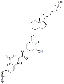 1,25-dihydroxyvitamin D3-3-(N-(4-azido-2-nitrophenyl)glycinate) CAS#: 98728-28-0