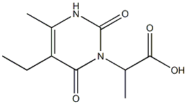 1(2H)-Pyrimidineacetic acid, 5-ethyl-3,6-dihydro--alpha-,4-dimethyl-2,6-dioxo- CAS#: 99170-61-3