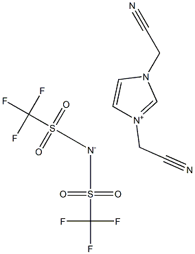 1,3-Bis(cyanomethyl)imidazolium bis(trifluoromethylsulfonyl)imide CAS#: 934047-87-7