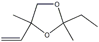 1,3-Dioxolane, 2-ethyl-2,4-dimethyl-4-vinyl- (6CI) CAS#: 99182-78-2