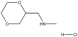 (1,4-Dioxan-2-yl)-N-methylmethanamine hydrochloride CAS#: 918621-33-7