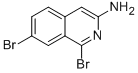 1,7-DIBROMO-3-ISOQUINOLINAMINE CAS#: 925672-86-2
