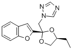 1H-1,2,4-Triazole, 1-((2-(2-benzofuranyl)-4-ethyl-1,3-dioxolan-2-yl)me thyl)-, cis- CAS#: 98518-99-1