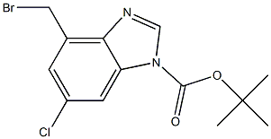 1H-BenziMidazole-1-carboxylic acid, 4-(broMoMethyl)-6-chloro-, 1,1-diMethylethyl ester CAS#: 942317-90-0
