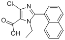 1H-IMIDAZOLE-5-CARBOXYLIC ACID, 4-CHLORO-1-ETHYL-2-(1-NAPHTHALENYL)- CAS#: 906477-17-6