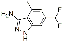 1H-INDAZOL-3-AMINE, 6-(DIFLUOROMETHYL)-4-METHYL- CAS#: 933880-99-0