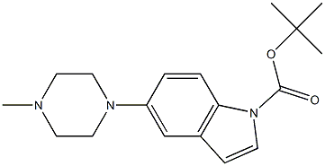 1H-Indole-1-carboxylic acid, 5-(4-Methyl-1-piperazinyl)-, 1,1-diMethylethyl ester CAS#: 913388-48-4