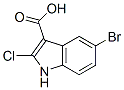 1H-Indole-3-carboxylic acid, 5-bromo-2-chloro- CAS#: 933740-77-3