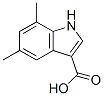 1H-Indole-3-carboxylic acid, 5,7-dimethyl- CAS#: 948581-66-6