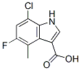 1H-Indole-3-carboxylic acid, 7-chloro-5-fluoro-4-methyl- CAS#: 948581-68-8