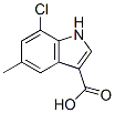 1H-Indole-3-carboxylic acid, 7-chloro-5-methyl- CAS#: 948581-64-4