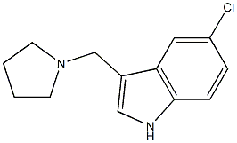1H-Indole, 5-chloro-3-(1-pyrrolidinylMethyl)- CAS#: 942404-14-0