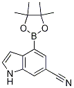1H-Indole-6-carbonitrile, 4-(4,4,5,5-tetraMethyl-1,3,2-dioxaborolan-2-yl)- CAS#: 955979-23-4