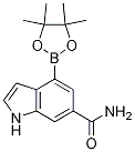 1H-Indole-6-carboxaMide, 4-(4,4,5,5-tetraMethyl-1,3,2-dioxaborolan-2-yl)- CAS#: 955978-86-6
