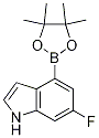 1H-Indole, 6-fluoro-4-(4,4,5,5-tetraMethyl-1,3,2-dioxaborolan-2-yl)- CAS#: 955978-85-5