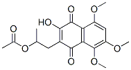 (-)-2-(2-Acetoxypropyl)-3-hydroxy-5,7,8-trimethoxy-1,4-naphthalenedione CAS#: 98941-58-3