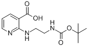 2-(2-TERT-BUTOXYCARBONYLAMINO-ETHYLAMINO)-NICOTINIC ACID CAS#: 904815-14-1