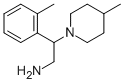2-(2-methylphenyl)-2-(4-methylpiperidin-1-yl)ethanamine CAS#: 915922-08-6