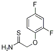 2-(2,4-difluorophenoxy)ethanethioamide CAS#: 952182-86-4
