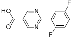2-(2,5-Difluorophenyl)pyrimidine-5-carboxylic acid CAS#: 933988-75-1