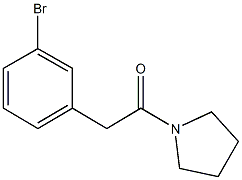 2-(3-Bromophenyl)-1-(pyrrolidin-1-yl)ethanone CAS#: 951884-73-4